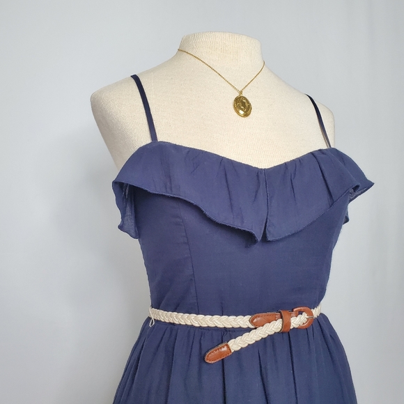 Navy Blue City Triangle Dress - (GUC) Size 1 - Picture 3 of 10